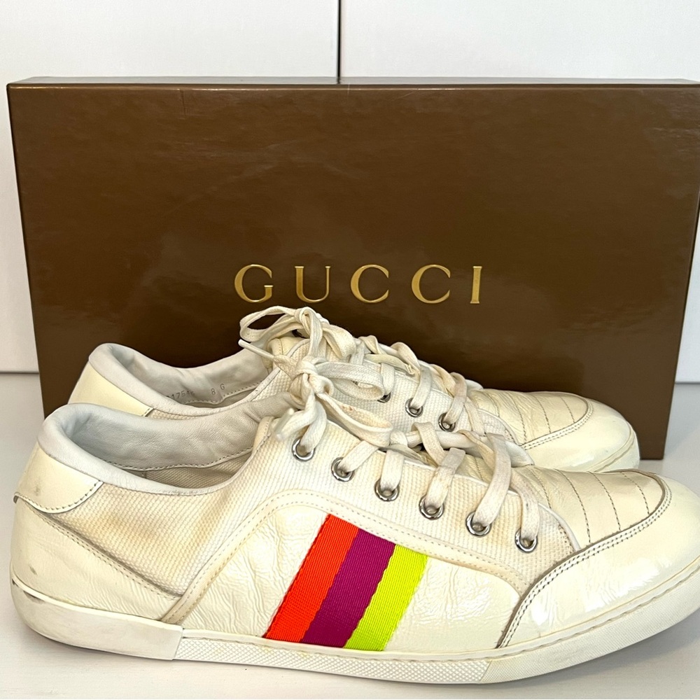 Gucci Vernice Naplack Sport Shoe - Picture 2 of 5